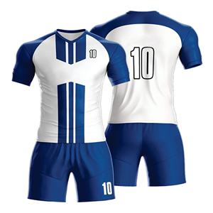 Ensemble d'uniformes de football personnalisés 2025 Kit de football multicolore léger à séchage rapide Commandes en gros et en gros Confort Multi couleurs - Product Image 1