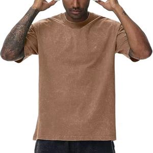 Camisetas Oversize Personalizadas al por Mayor con Logo, Manga Corta para Hombre, 280g, 100% Algodón Transpirable, Jersey de Color Liso, Corte Holgado - Product Image 1