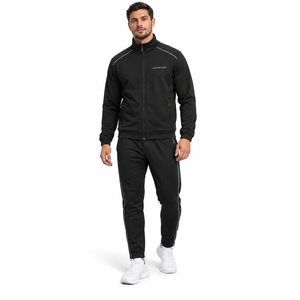 Traje de Entrenamiento de Fútbol para Hombre, Transpirable, de Secado Rápido, con Capucha, de Algodón Ecológico, OEM, Venta al Por Mayor, Etiqueta Privada Personalizada - Product Image 3