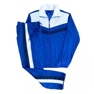 ชุดวอร์มสำหรับผู้ชายชุดวอร์ม2ชิ้นสไตล์ย้อนยุคเสื้อแจ็คเก็ตและกางเกงระบายอากาศใหม่เข้าชุด - Product Image 5