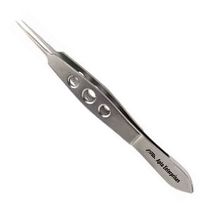 Instrument microchirurgical, longueur totale 10,5 cm, manuel, CE Premium, forceps de micro-attachement Jaffe, conception personnalisée, plateforme d'attachement 5 mm - Product Image 4