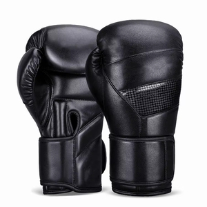 Guantes de Boxeo de Cuero SPEED STRIKE SPORTS, Fabricación Profesional, Bajo Precio, Logotipo Personalizado, Último Diseño, Absorción de Humedad, Cierre de Gancho y Bucle - Product Image 2