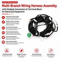 Conjunto de Cables de Arnés de Conexión Múltiple Personalizado para Sistema de Control de Equipos Industriales OEM ODM