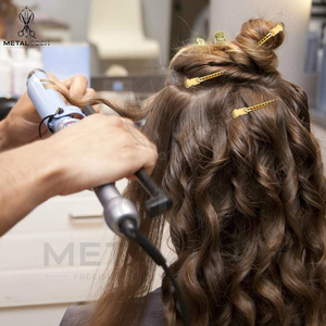 Pinces à cheveux professionnelles en métal doré, type bec de canard, pour le coiffage et le sectionnement, accessoires de coiffure robustes pour salon - Product Image 6