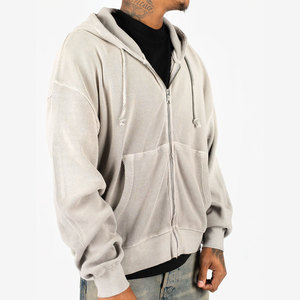 Sudadera con capucha estilo vintage OEM, lavada, con corte holgado, para minoristas de moda moderna y marcas de ropa. - Product Image 5