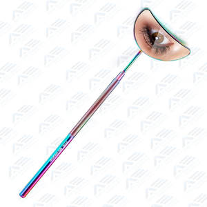 Pequeño espejo de extensión de pestañas de acero inoxidable, espejo Dental, espejo de maquillaje para instrumentos de belleza de pestañas - Product Image 4