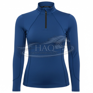 Camiseta de Manga Larga para Mujer, de Secado Rápido, para Equitación, Entrenamiento, Ropa Ecuestre, Top Deportivo - Product Image 1