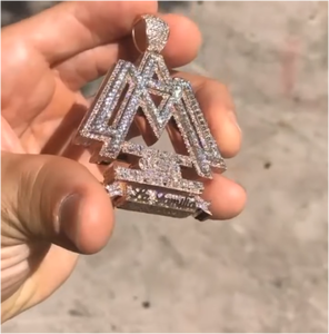 CONCEPTION Joyería Hip Hop de Alta Calidad, Colgante de Letra Personalizado de Plata de Ley 925 con Moissanita y Diamantes VVS, para Hombre, Certificado GRA - Product Image 1