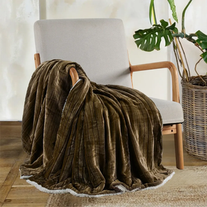 Manta de Felpa Tipo Waffle de 127x152cm, Súper Suave, Cálida y Acolchada, de Microfibra de Poliéster, para Sofá, Cama o Sillón - Product Image 2