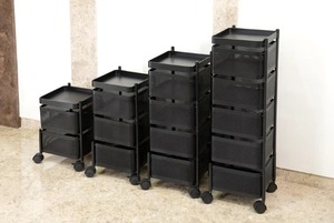 Panier de rangement en métal robuste, organisateur en fil d'acier, panier multifonctionnel pour la cuisine, la salle de bain, le bureau et le rangement domestique - Product Image 6