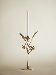 Candelabro de Latón Dorado, Portavelas Cónicos para Decoración del Hogar, Soporte de Metal Duradero - Product Image 1