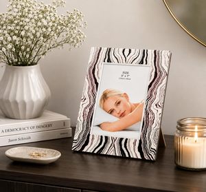 Modern Black and White Effect Photo <b>Frame</b> Decorative Art Style Picture <b>Frame</b> for Home Office Hotel Interior Decor - Product Image 4