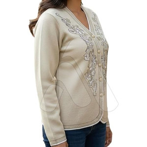 Suministro Directo de Fábrica, Ropa de Punto de Invierno Cómoda y Casual para Mujer, Bordada, 100% Algodón, Antiencogimiento, Transpirable, de Secado Rápido - Product Image 2