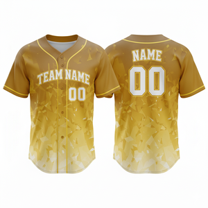 Maillot de baseball personnalisé pour adultes, imprimé par sublimation, tissu en maille, confortable, durable, séchage rapide, respirant, vêtements de sport unisexes - Product Image 4