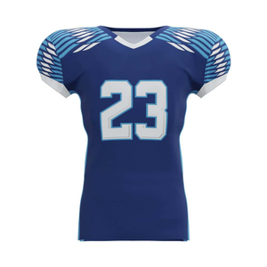 American Football Practice Jersey Team Name Number Stitched Breathable Moisture-Wicking 100% Polyester Custom Printed Design - Product Image 1