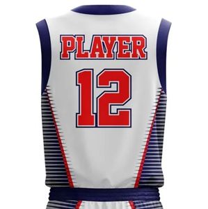 Camiseta de Baloncesto Unisex para Adultos, Diseño Personalizado OEM, Impresión por Transferencia de Calor, Malla Transpirable, Sin Mangas, Tallas Grandes, 100% Poliéster - Product Image 4