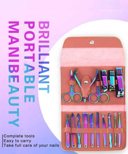 KAAMIR INSTRUMENTS Kit de Manicura y Pedicura Clásico Premium, Set Profesional de Cuidado de Uñas, Herramientas de Acero Inoxidable, Resorte Simple - Product Image 2