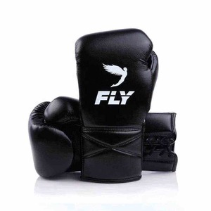 Conjunto de Boxeo Profesional de Piel de Vacuno Genuina de Alta Calidad, Hecho a Medida, Color Negro, para Sparring y Combate - Product Image 2