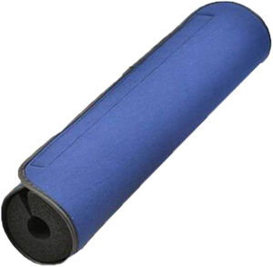 Almohadilla de goma para barra de pesas de 3 pulgadas de ancho y 16 pulgadas de largo, accesorios transpirables para entrenamiento de fitness y collares de sujeción para entrenamiento de fuerza en gimnasio. - Product Image 2