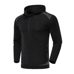 Sudadera con capucha informal de moda para hombre, otoño 2024, sudadera con capucha personalizada con cremallera, sudadera con capucha de algodón y forro polar para hombre - Product Image 4