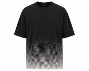 T-shirt à manches courtes pour homme, coupe classique, col rond, 100% coton, uni, décontracté, écologique, respirant, tricoté 200g - Product Image 4