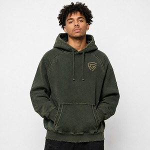 Sweat à capuche en molleton pour homme, effet vieilli, intérieur doux et chaud, finition délavée vintage, design durable, coupe confortable, idéal pour l'hiver et les occasions décontractées - Product Image 1