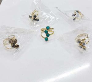 Bagues en perles de pierre pour femmes GC-RG-315, taille ajustable, pour filles, idéales pour un cadeau de la Saint-Valentin, exportation mondiale depuis l'Inde - Product Image 1