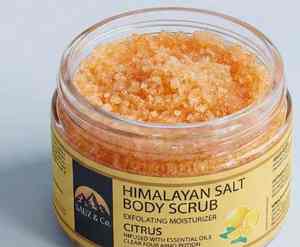 Sal de Baño Cítrica, Sal del Himalaya Pura, Terapia con Extractos de Naranja y Limón, Relajante, Exfoliante, Mejora el Estado de Ánimo, Spa - Product Image 2