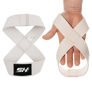 Correas de Levantamiento de Pesas Premium, Diseño de Bucle Ajustable, Construcción de Algodón Resistente, para Entrenamiento en Gimnasio, Levantamiento de Pesas - Product Image 2