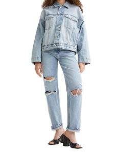 OEM Manufacturer Soft Touch Ladies Denim Jacket Breathable New Fine Quality Cotton Made <b>Women</b> <b>Light</b> <b>Blue</b> Denim Jackets - Product Image 3