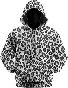 Sudadera con Capucha Superior International Personalizada con Estampado de Leopardo para Hombre y Mujer - Product Image 2