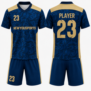 Camiseta de Fútbol Personalizada de Alta Calidad en Poliéster, Jersey con Impresión por Transferencia de Calor, Corte Automatizado, MOQ Bajo - Product Image 1