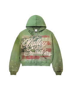 Sudadera con Capucha Vintage de Invierno Personalizada para Hombre, 100% Algodón, Material Denso, Ecológica, de Secado Rápido, Forro Interior Cálido - Product Image 2