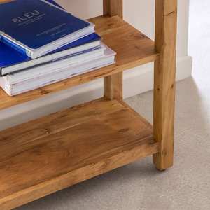 โต๊ะคอนโซลวานดานา เอลารา ไลราพร้อมลิ้นชัก ทำจากไม้อะคาเซียสีส้ม - Product Image 3