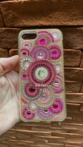 เคสโทรศัพท์มือถืองานฝีมือประดับลูกปัดดีไซน์พรีเมียม ตกแต่งด้วยมุกและคริสตัล ป้องกันอย่างดี พกพาสะดวก สำหรับ Apple iPhone แฟชั่นสำหรับสาวๆ - Product Image 3