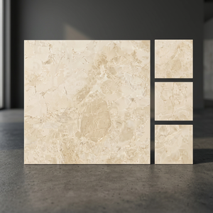 Baldosas de Porcelana Pulida con Acabado Cristalino, 600x600mm, Diseño Moderno Brillante, 20mm de Grosor, Adhesivo para Baño y Uso en Exteriores - Product Image 1