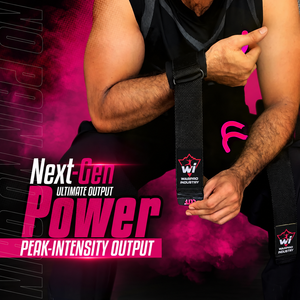 WARPRO INDUSTRY High Quality Gym Weightlifting <b>Hooks</b> Heavy Duty Grip Support Straps Latex <b>Nylon</b> 15 lb Load Capacity for Barbell - Product Image 4