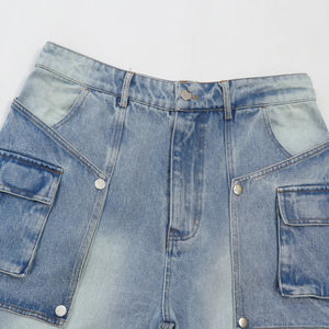 Pantalon en jean pour homme, prix compétitif, qualité supérieure, nouvelle arrivée, coupe ample, style décontracté, avec poches cargo. - Product Image 3