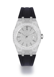 Reloj Mecánico de Lujo con Incrustaciones de Diamantes, Caja de Acero Inoxidable de 40 mm, Esfera de Cristal, Correa de Goma, Fecha Automática, Moda de Lujo, Estilo Casual de Negocios - Product Image 2