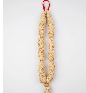 Traditional Handmade Wooden Mala Garland for Pooja Wedding Religious Ceremonies Eco Friendly Sacred Decor - Product Image 2