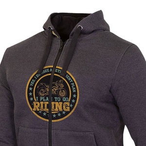 เสื้อฮู้ดมอเตอร์ไซค์แบบมีแผ่นป้องกัน ระบายอากาศได้ดี  บุตาข่ายเสริมแรงบริเวณจุดกระแทก  ได้รับมาตรฐาน CE  สำหรับผู้ชายและผู้หญิง - Product Image 5