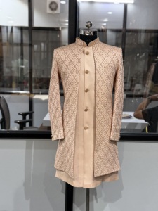 Fournisseur indien : Ensemble indo-occidental moderne 3 pièces pour mariages et fêtes de créateurs, disponible en gros - Product Image 1