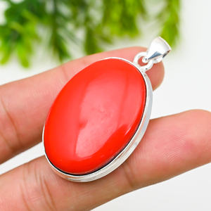 Collar de Plata 925 con Coral Rojo - Diseño de Lujo - Product Image 4