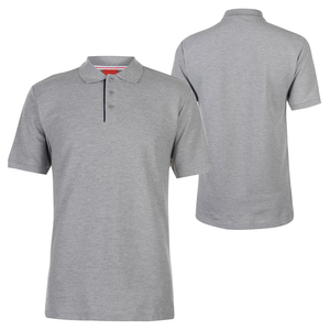 Men's Navy <b>Blue</b> Solid Short Sleeve <b>Polo</b> <b>Shirt</b> Knitted Casual Wear with Contrast Collar and Cuffs - Product Image 4