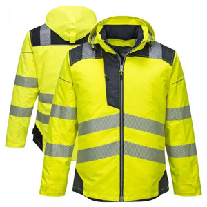 High Visibility Reflective Hi Vis Winter Workwear <b>Jackets</b> Waterproof Breathable Fabric Construction Safety <b>Jackets</b> for <b>Worker</b> - Product Image 4