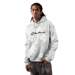 Sweat-shirts personnalisés en molleton 100% coton, imprimés à l'écran et en relief, poids lourd 400 GSM, pour marques de vêtements, avec étiquettes. - Product Image 3