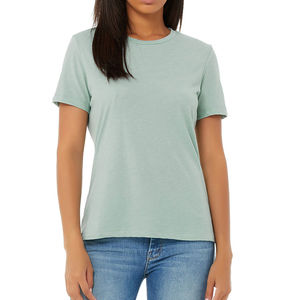 เสื้อยืดผู้หญิงฤดูร้อน แห้งเร็ว คุณภาพสูง ผ้าฝ้าย พิมพ์ลายดิจิทัล ระบายอากาศ แขนสั้น ทรงเข้ารูป สวมใส่สบาย รับสั่งทำ - Product Image 1