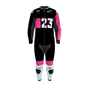 Enea Bastianini Pro Race 1Pc Black jumpsuit Track/Riding Cowhide/Kangaroo Leather MotoCP Motorbike Traje Level 2 <b>Protectors</b> CE - Product Image 1