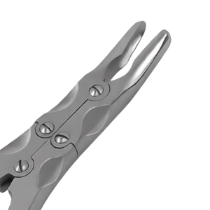 Pinza de Hueso Beyer de 7 Pulgadas con Mandíbulas Ligeramente Curvadas de 3.5 mm, Pinza Quirúrgica Ortopédica Dental para Cortar Hueso, Acero Inoxidable - Product Image 4