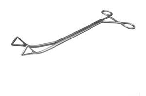 Instruments chirurgicaux de thoracoscopie : Pince à double embout manuelle en acier inoxydable, sécurisée, type MOL Clip Rostro - Product Image 2